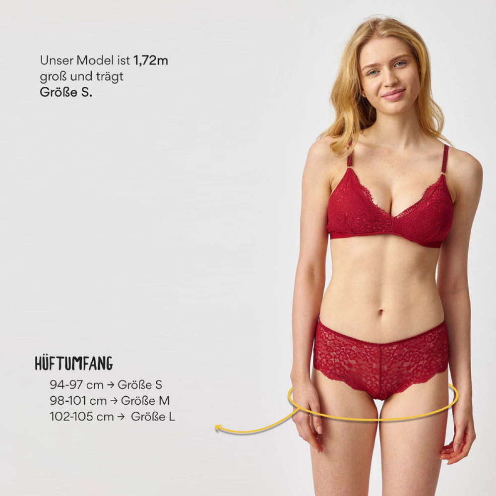 Hipster Panties aus Spitze Weiß