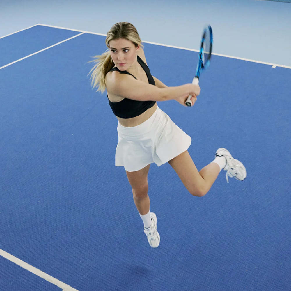 Tennisrock Damen Weiß