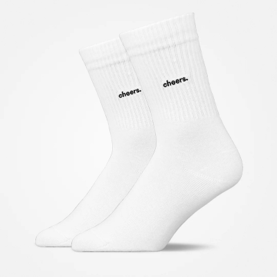 Tennissocken aus Bio-Baumwolle Cheers