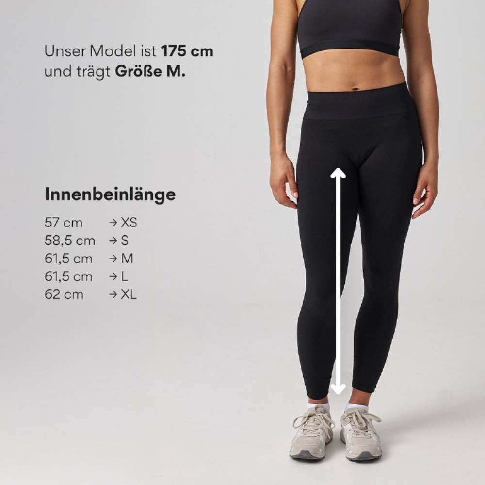 High Waist Leggings Seamless Hellgrün