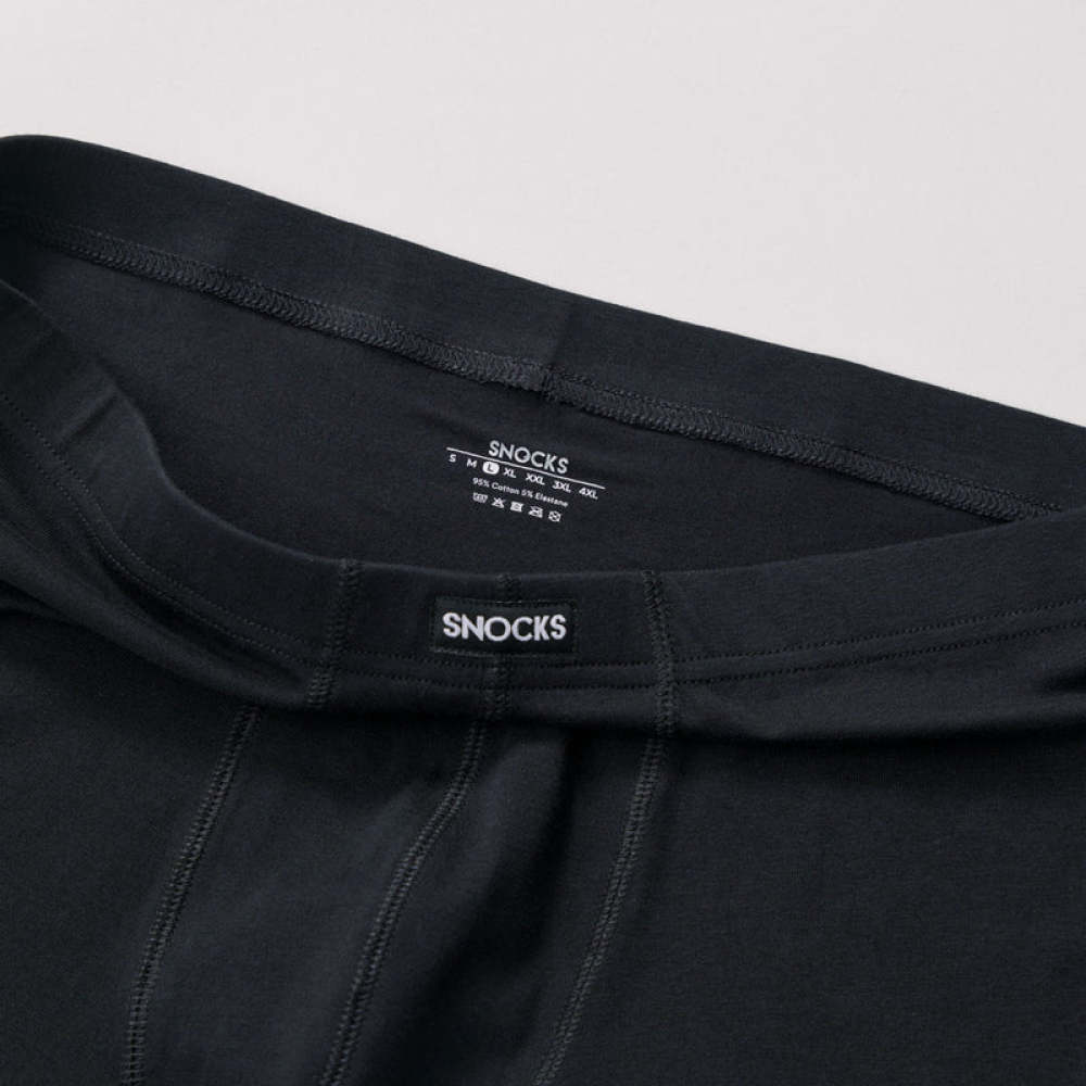 Retro Boxershorts aus Bio-Baumwolle Mix (Schwarz/Grau/Hellgrau)