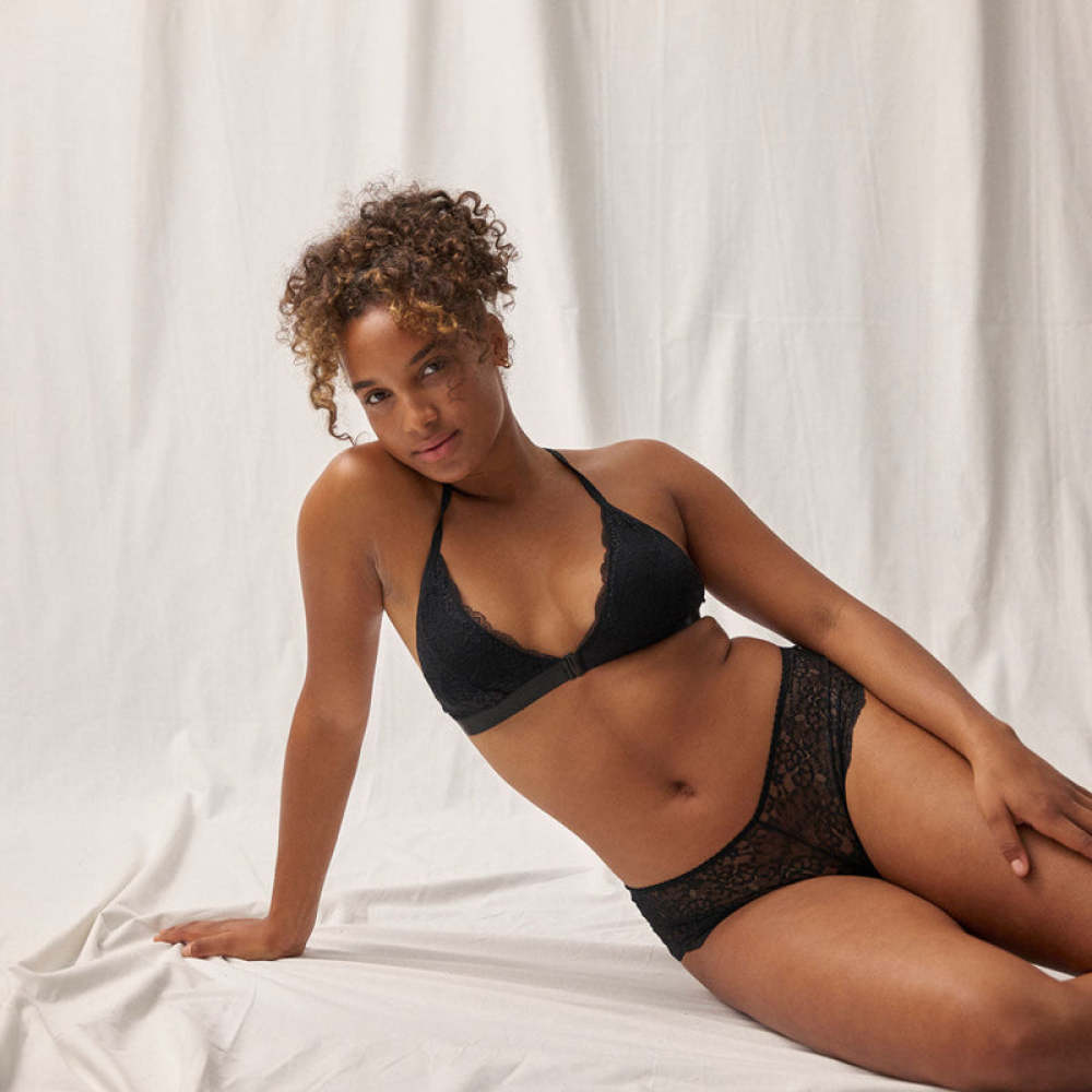 Hipster Panties aus Spitze Weiß