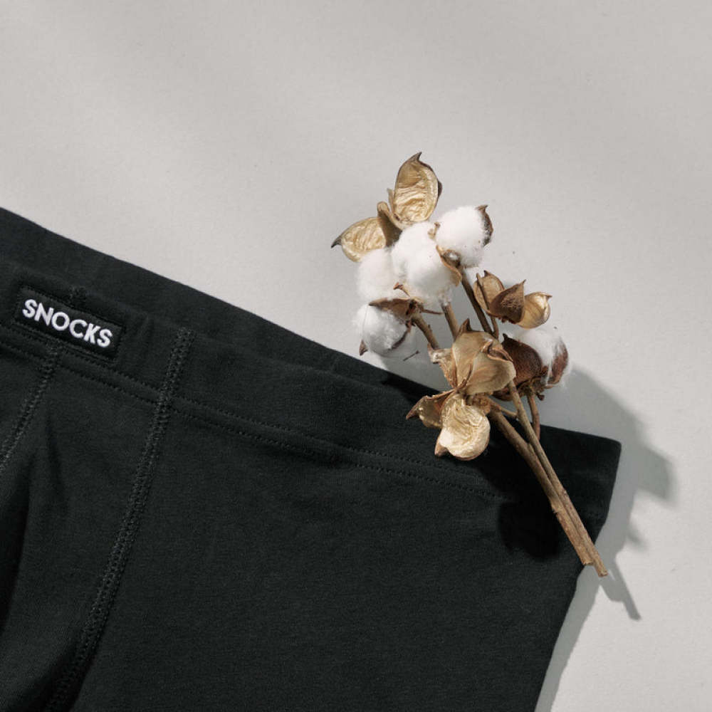 Retro Boxershorts aus Bio-Baumwolle Mix (Schwarz/Grau/Hellgrau)